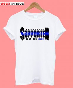 Relentless Supporter Back The Blue T-Shirt